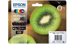 EPSON multipack 5 barev,202XL Premium, XL originální