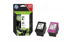 HP 62 inkoustové náplně CMYK (N9J71AE) originální