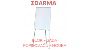 Flipchart ARTA YSA, blok, popisovače a houba