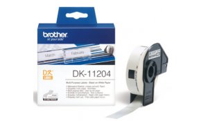 Brother DK-11204 (papírové / univerzální štítek - 400 ks) originální