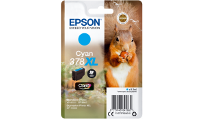 Epson Singlepack Cyan 378 XL Claria Photo HD Ink originální