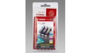 Canon pack CLI-521 C/M/Y originální