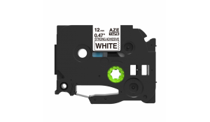 Alternativní páska Brother TZ-S231/TZe-S231 12mmx8m extra adhesiv černý tisk/bílý podklad