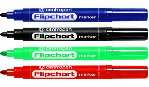 Značkovač na flipchartové papírové bloky, Centropen 8550