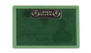 jmenovka samolaminovací, s magnetem, se štítky, PP, 66x100 mm, zelená - 25 ks