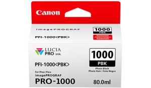 Canon PFI-1000 PBK, photo černý originální