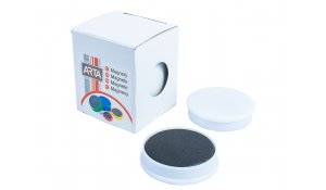 Magnety ARTA průměr 40mm, bílé (4ks v balení)