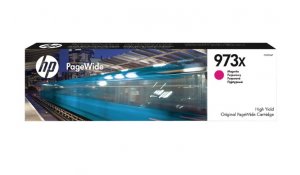 HP 973X purpurová inkoustová kazeta, F6T82AE originální