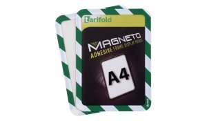 Magneto kapsa A4 bezpečnostní samolepící, zeleno-bílá, 2ks 