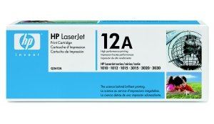 HP inteligentní tisková kazeta černá, Q2612A originální