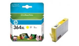 HP 364 XL - žlutá inkoustová kazeta, CB325EE originální