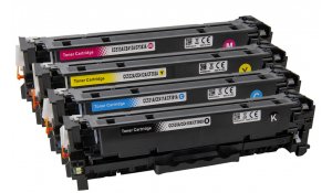 HP CE410X, CE411A, CE412A, CE413A - kompatibilní sada 4 barev tonerů 305X