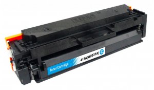 HP W2031A - kompatibilní toner 415A azurový, bez čipu