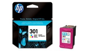HP 301 tříbarevná inkoustová kazeta, CH562EE originální