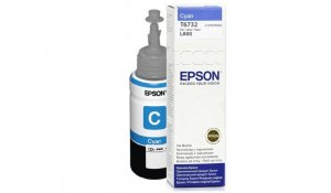 Epson T6732 Cyan ink 70ml  pro L800 originální