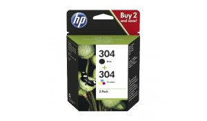 HP 304 černá+3 barevná, 3JB05AE originální