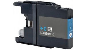 Brother LC1280XLC - kompatibilní cartridge modrá