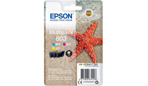 Epson multipack 3-colours 603, Cyan, Magenta, Yellow originální
