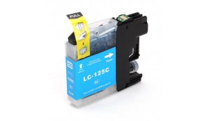 Brother LC125XL C - kompatibilní cartridge modrá, XL kapacita s novým čipem