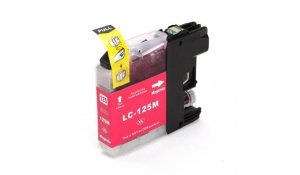 Brother LC125XL M - kompatibilní cartridge červená, XL kapacita s novým čipem 