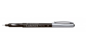 Tablet pen, černé pero pro ovládání displeje tabletů a mobilů, stopa 0,3mm