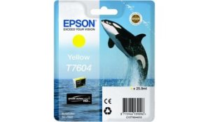 Epson T7604 Ink Cartridge Yellow originální