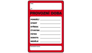 Prodejní a provozní doba