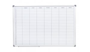 Týdenní plánovací tabule ARTA 90x60 cm