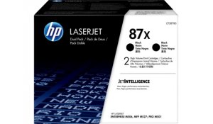 HP 87X černý toner velký - 2 pack, CF287XD originální