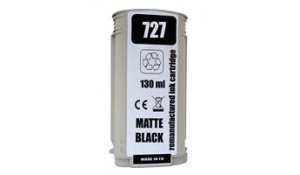 HP B3P22A  - kompatibilní matná černá tisková kazeta 727