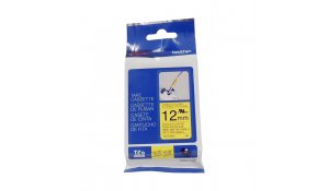 TZE-FX631, žlutá / černá, 12mm originální