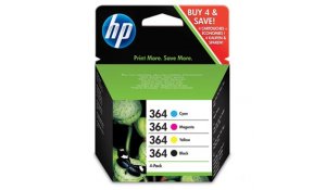 HP 364 - Combo pack C/M/Y/K, N9J73AE originální