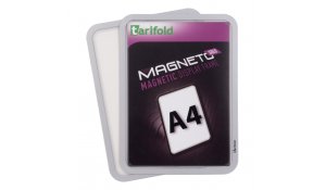 Magneto Solo - magnetický rámeček A4, stříbrný - 4 ks