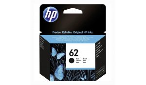 HP 62 černá inkoustová náplň, C2P04AE originální
