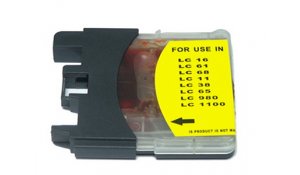 Brother LC-1100Y - kompatibilní cartridge, LC-980Y, LC-1100Y