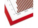 Magnetická kapsa na papír A4 - červená, obr. 2