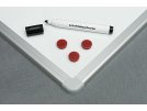 Bílá magnetická tabule Premium 200x120cm, prémiový Alu rám a konstrukce desky, obr. 3
