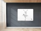 Bílá bezrámová magnetická tabule Qboard 180 x 117 cm, obr. 5