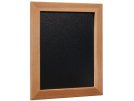 Nástěnná popisovací tabule WOODY s popisovačem, 20x24 cm, teak, obr. 3