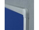 Filcová tabule modrá 150x100 cm, ALU rám galvanizovaný stříbrem, obr. 4