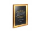 Nástěnná popisovací tabule GOLD 65x85 cm, zlatý ozdobný rám, obr. 4